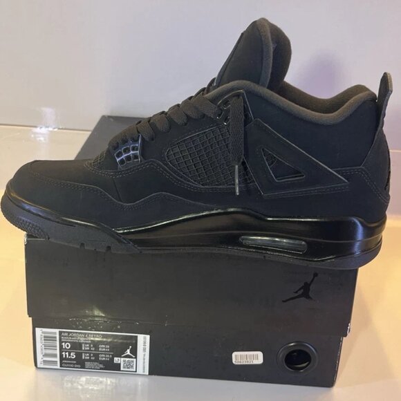Size 10 - Air Jordan 4 Retro 2020 Black Cat (USED) main image 4